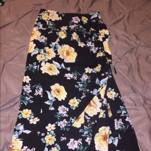 Beautiful summer patterned maxi skirt